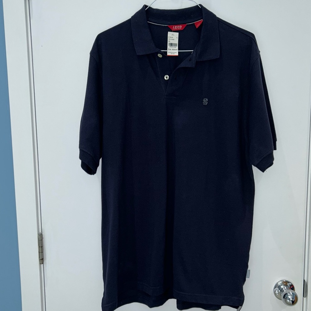 NWT Men’s Izod Short Sleeve Polo Shirt Size XL